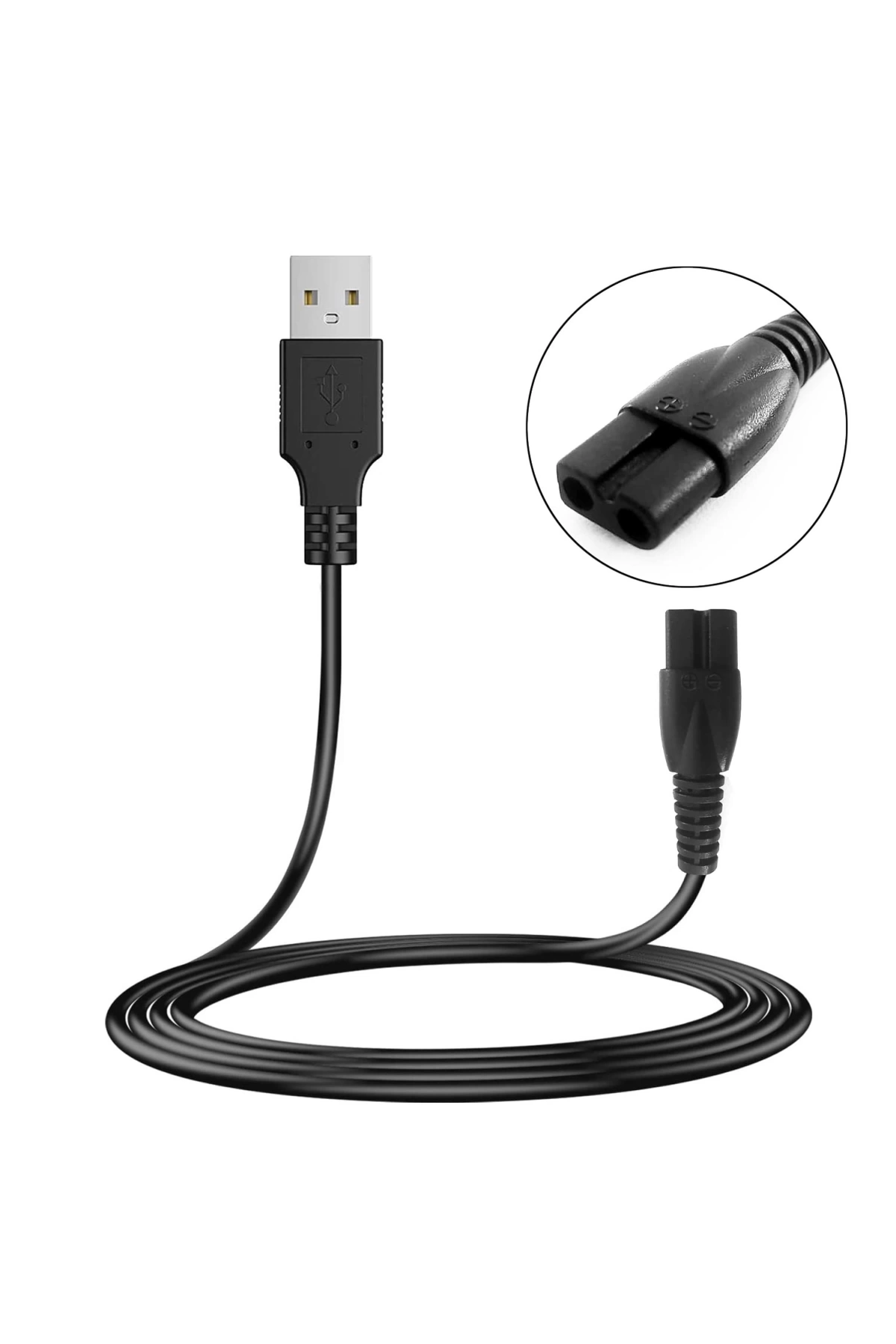 G-53511 Güç Power Tıraş Kablosu Usb 1 Metre Siyah No 11