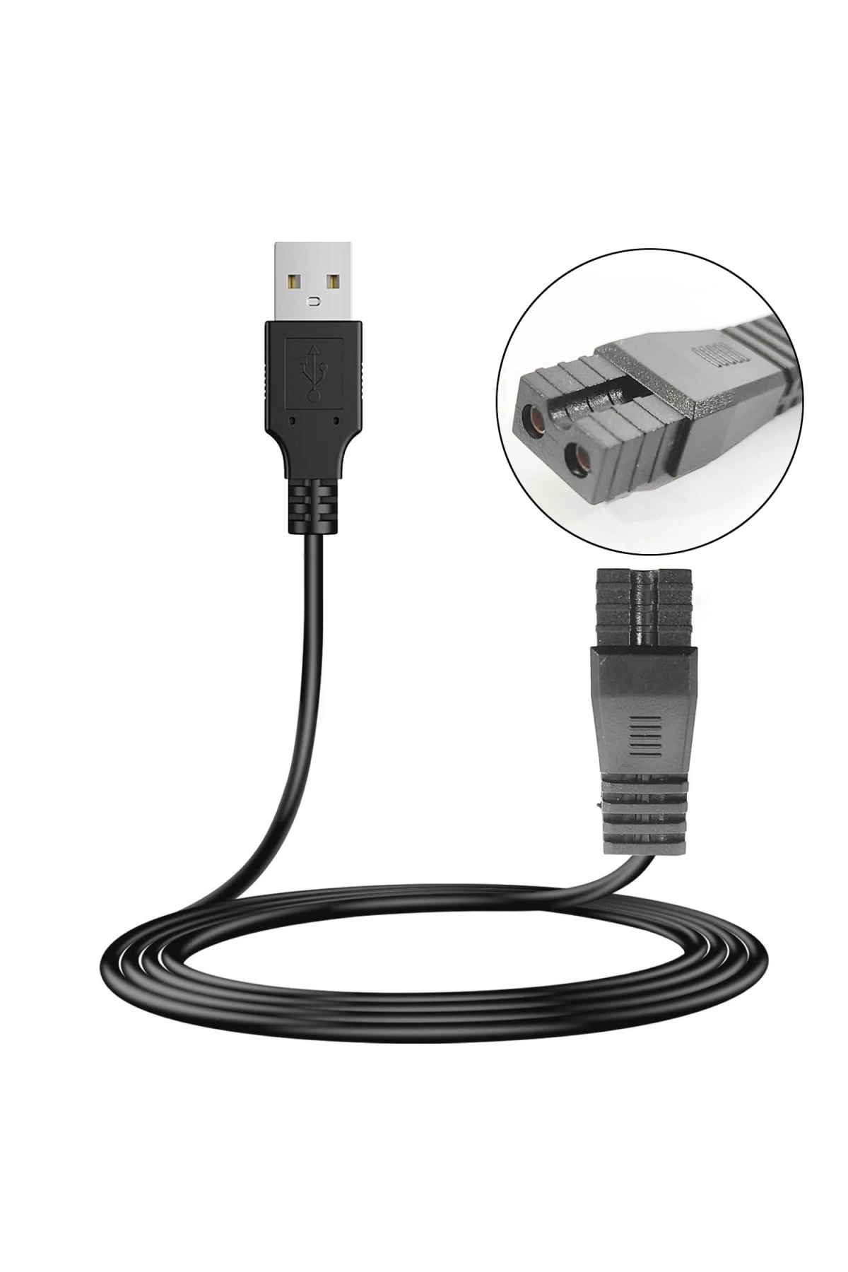 G-53517 Güç Power Tıraş Kablosu Usb 1 Metre Siyah No 17