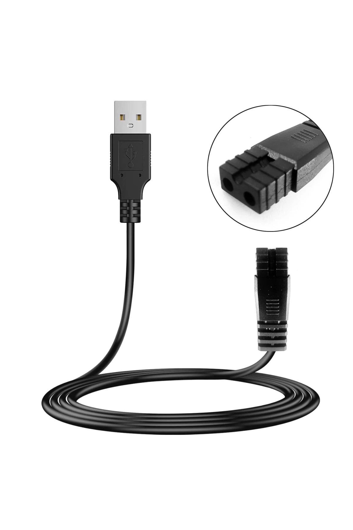 G-53520 Güç Power Tıraş Kablosu Usb 1 Metre Siyah No 20