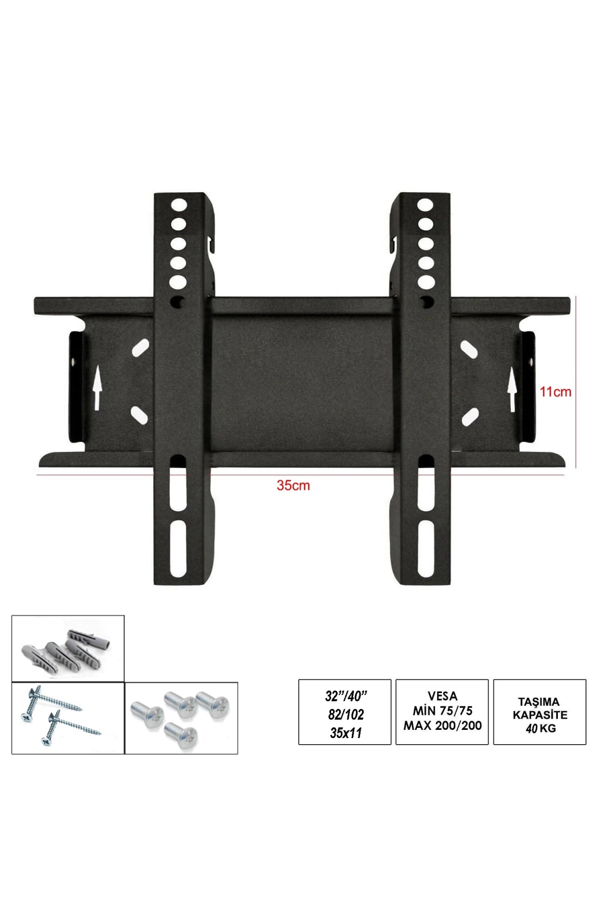 Ufix 3511 Lcd Askı Aparatı Sabit 32-40 İnç 82-102cm