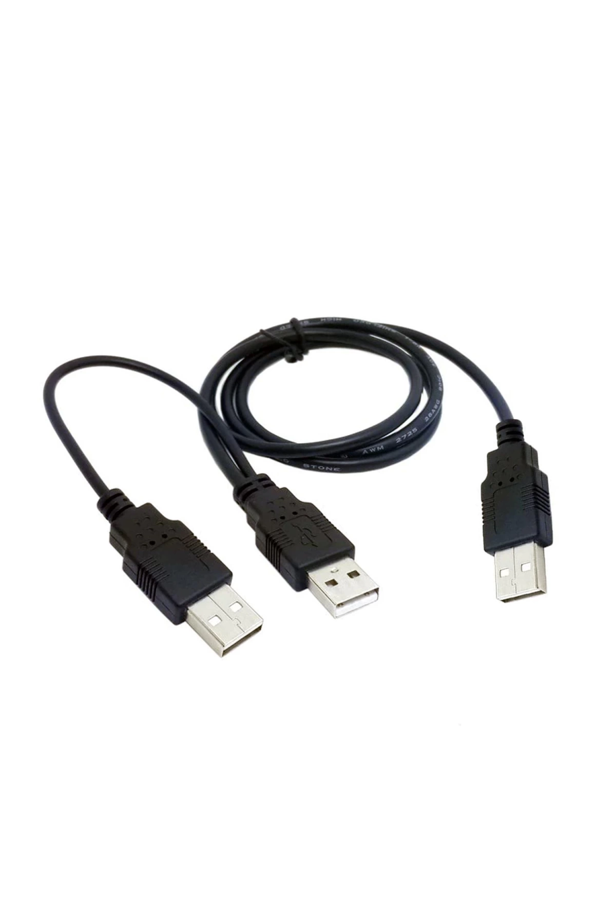 Usb Uzatma Kablosu 1 Erkek To 2 Erkek 50Cm