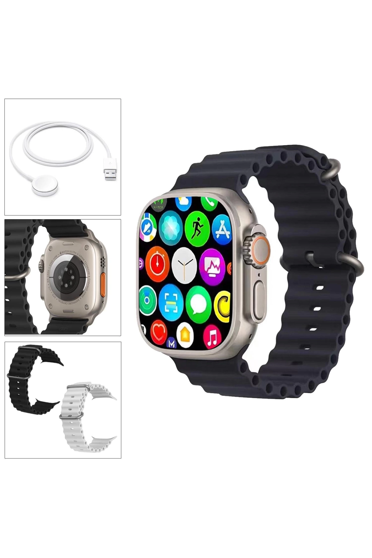 Watch Akıllı Saat Ios Androıd Kablosuz Şarj Bluetooth Howear Hw-2