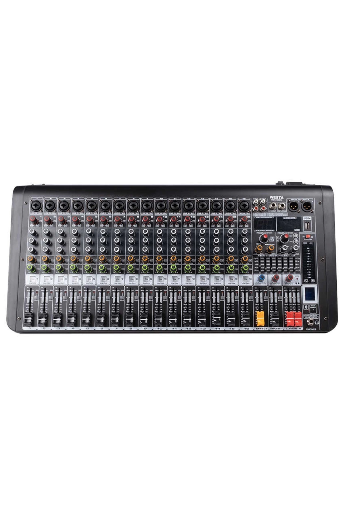 Westa Wmx-1605fx Deck Mixer 16 Kanal 300 Watt Bluetooth Usb