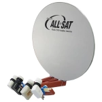 Allsat W-90 Multifocus Fiber Çoklu Çanak Anten 90cm