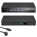 Poe Switch 16 Port+2 Uplınk+1sfp 10/100 Mbps Hc-g16f02g1sfpn