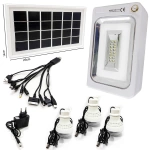 Silver Toss St-1901 Solar Kamp Lambası Acil Durum Işığı Şarjlı 1w+46 Led