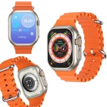 Watch Akıllı Saat Ios Androıd Kablosuz Şarj Bluetooth W800 Ultra