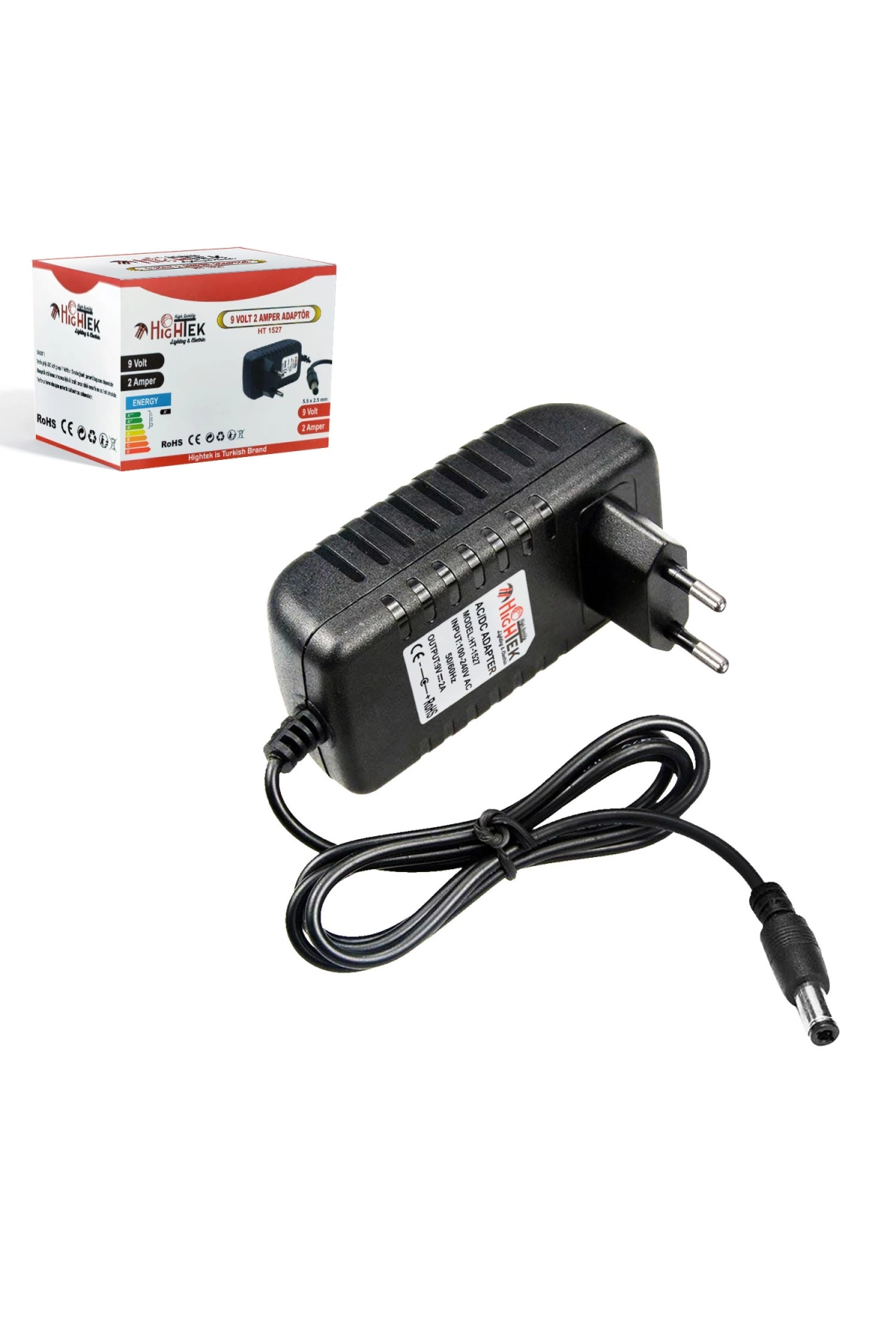 Hıghtek Ht-1527 Adaptör 9 Volt 2 Amper 5.5x2.5mm