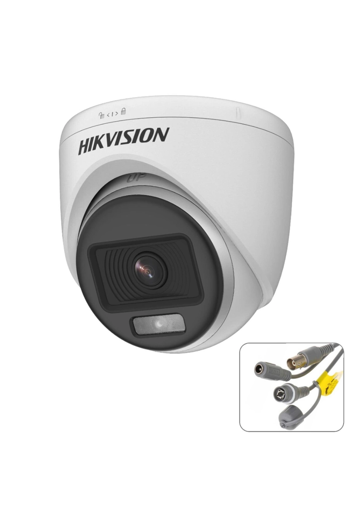 Hıkvısıon Ds-2ce70df0t-pf Dome Ahd Kamera 2mp 2.8mm Renkli Gece Görüş İç Mekan