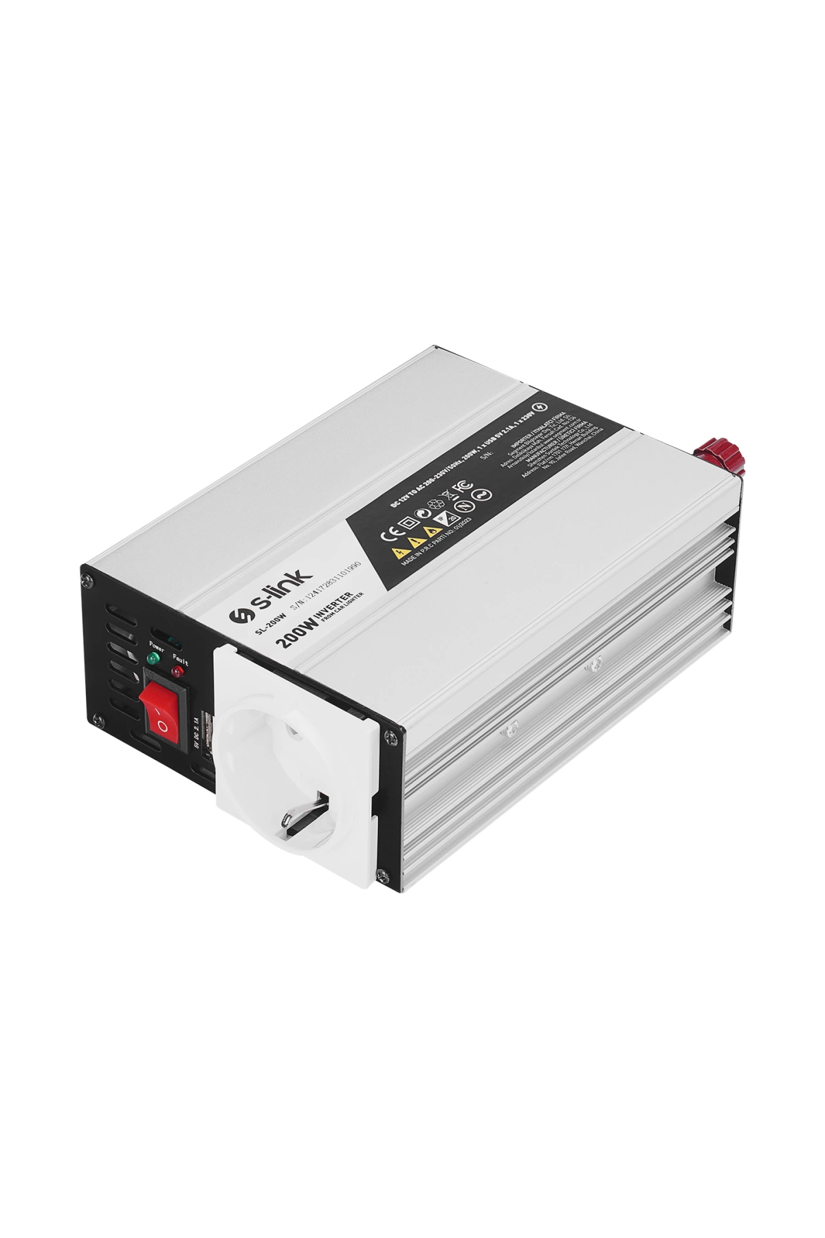 S-link Sl-200w Çakmak Power İnverter 12v 200w