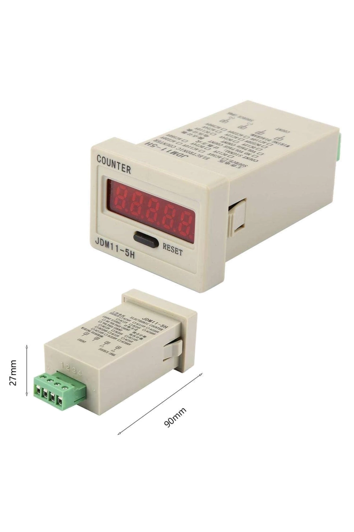 Elektronik Counter Sayaç Rölesi Lcd Dijital 12v Jdm-11