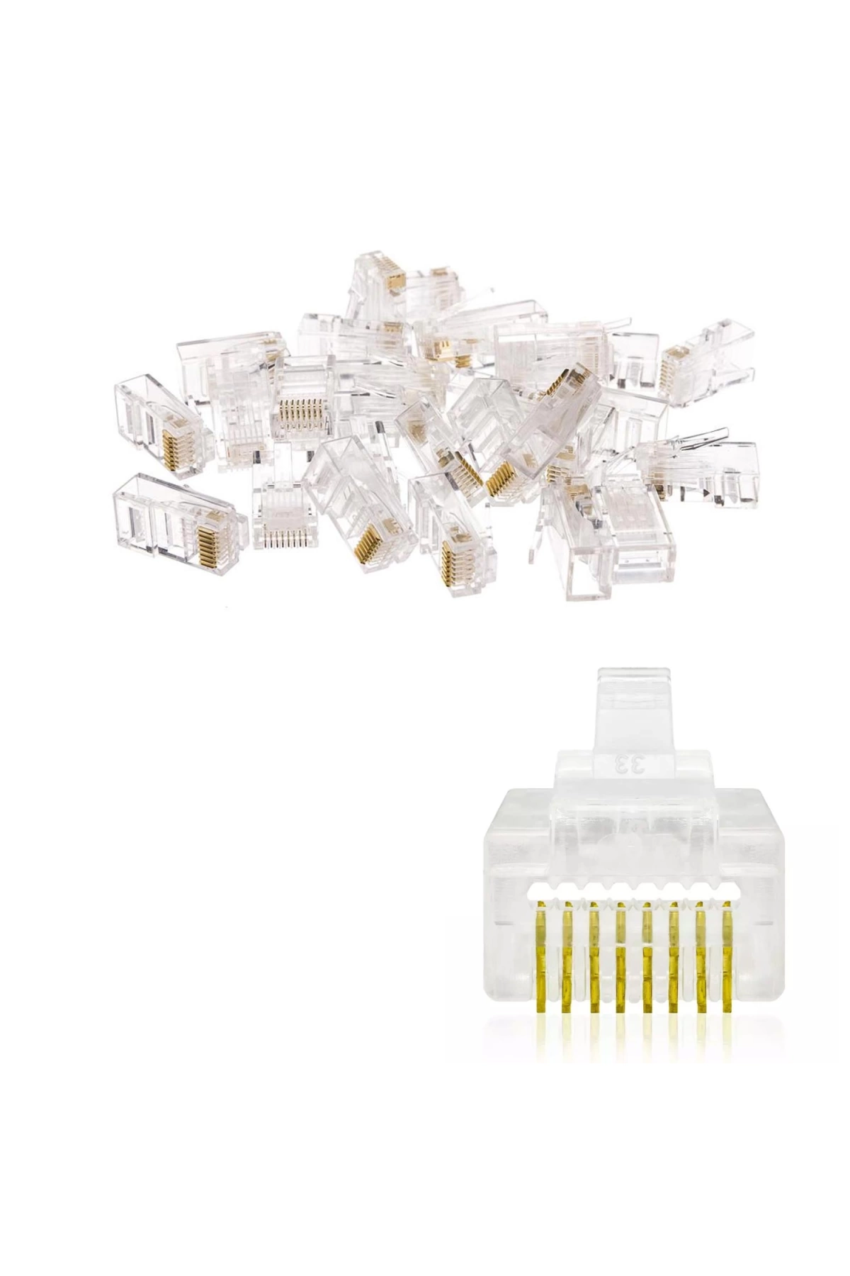 Ez Rj45 Soket Cat5 Delikli (100 Adet) Hadron Hdx-5062