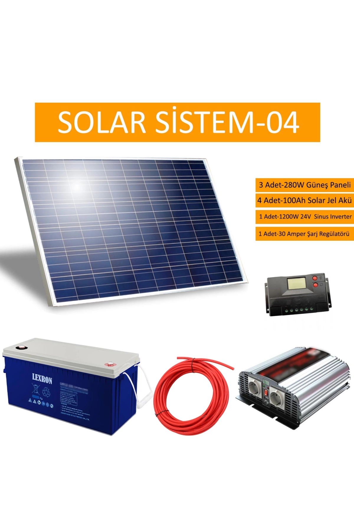 Güneş Enerji Solar Panel Paket-04