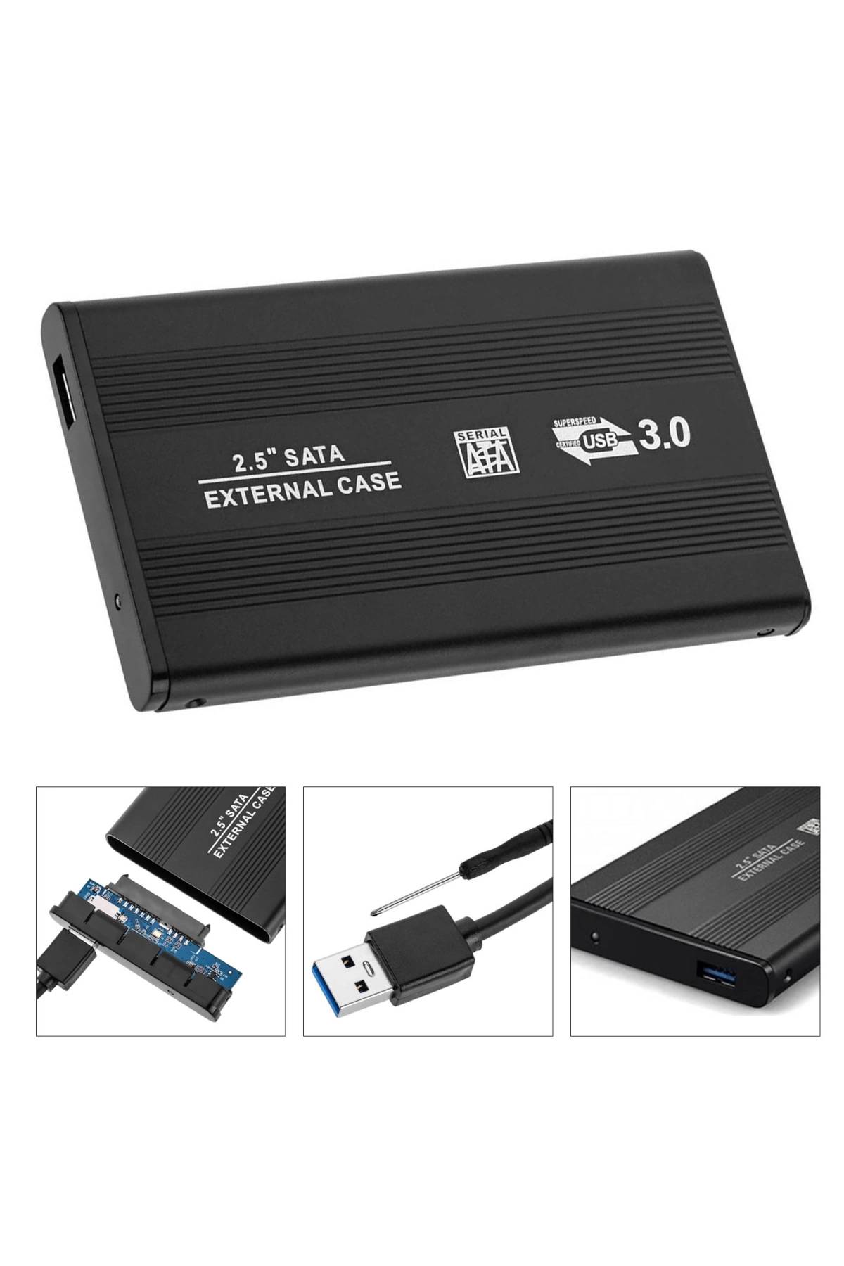 Harddisk Kutusu Ssd Hdd 2.5 Sata Usb 3.0 Gabble Gab-hk30