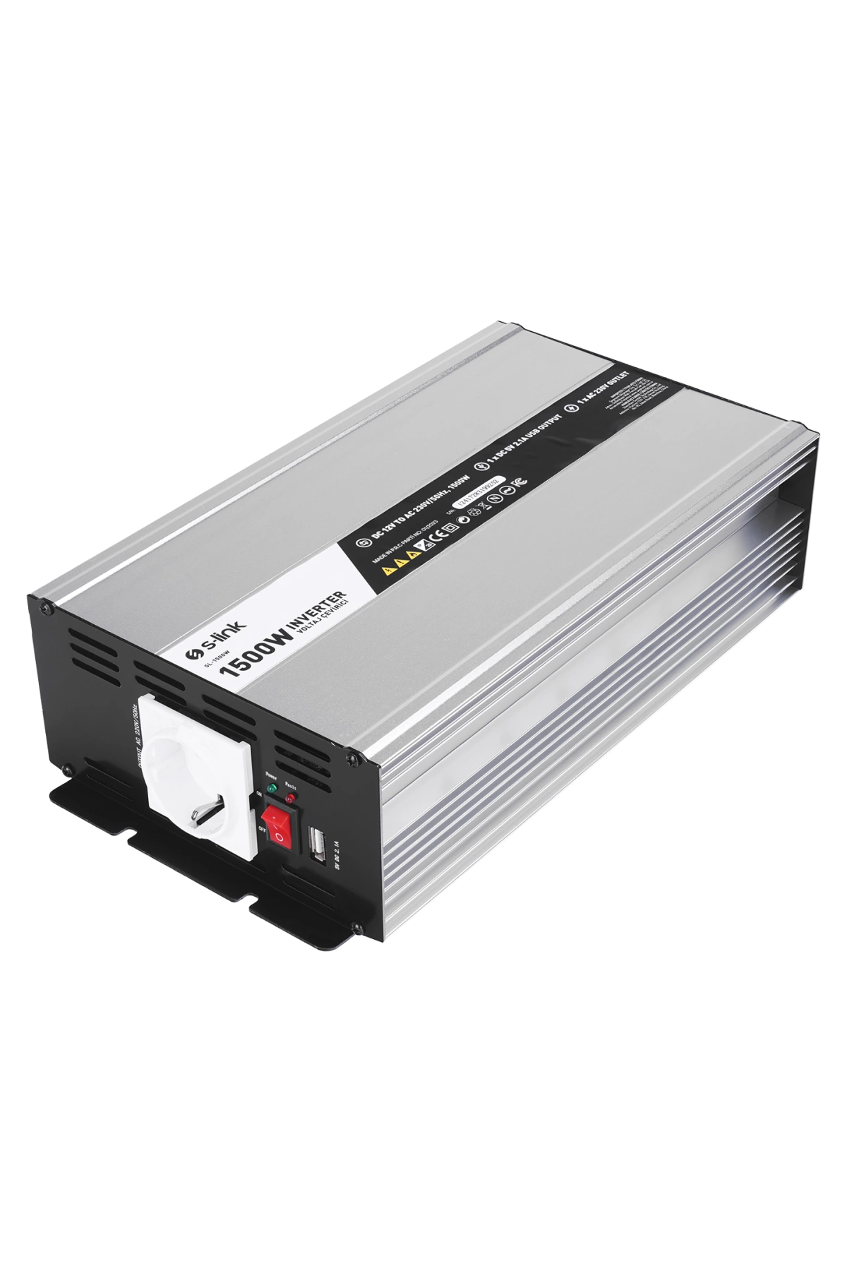 S-link Sl-1500w İnverter Modifiye Sinüs 12v 1500w