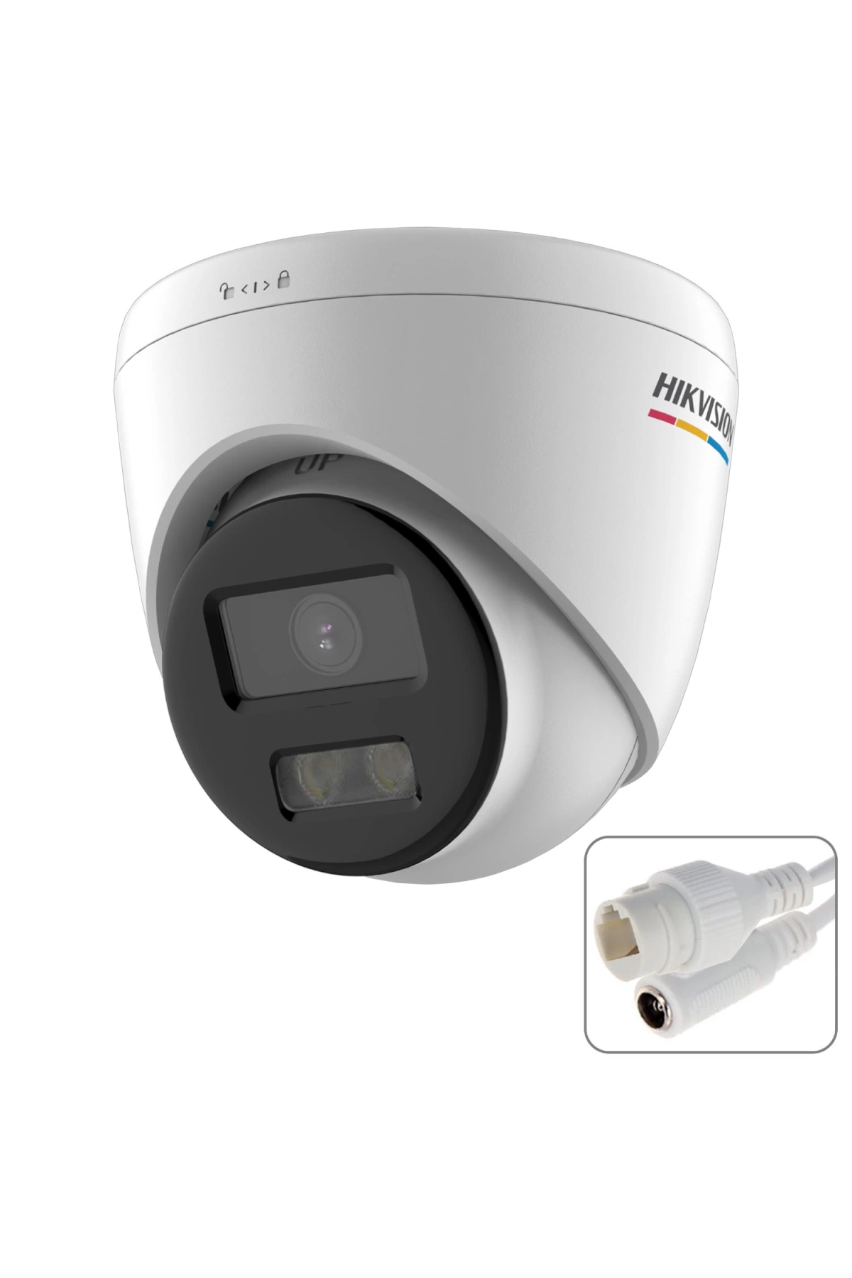 Hıkvısıon Ds-2cd1327g0-luf Dome Ip Kamera 2mp 2.8mm Renkli Gece Görüş Metal İç Mekan