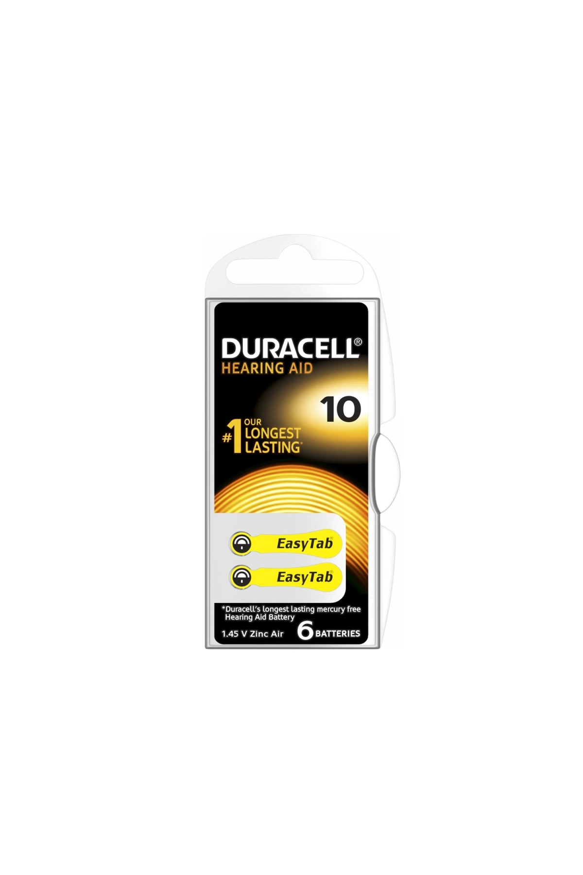 Duracell Kulaklık Pili 10 No 6lı Paket