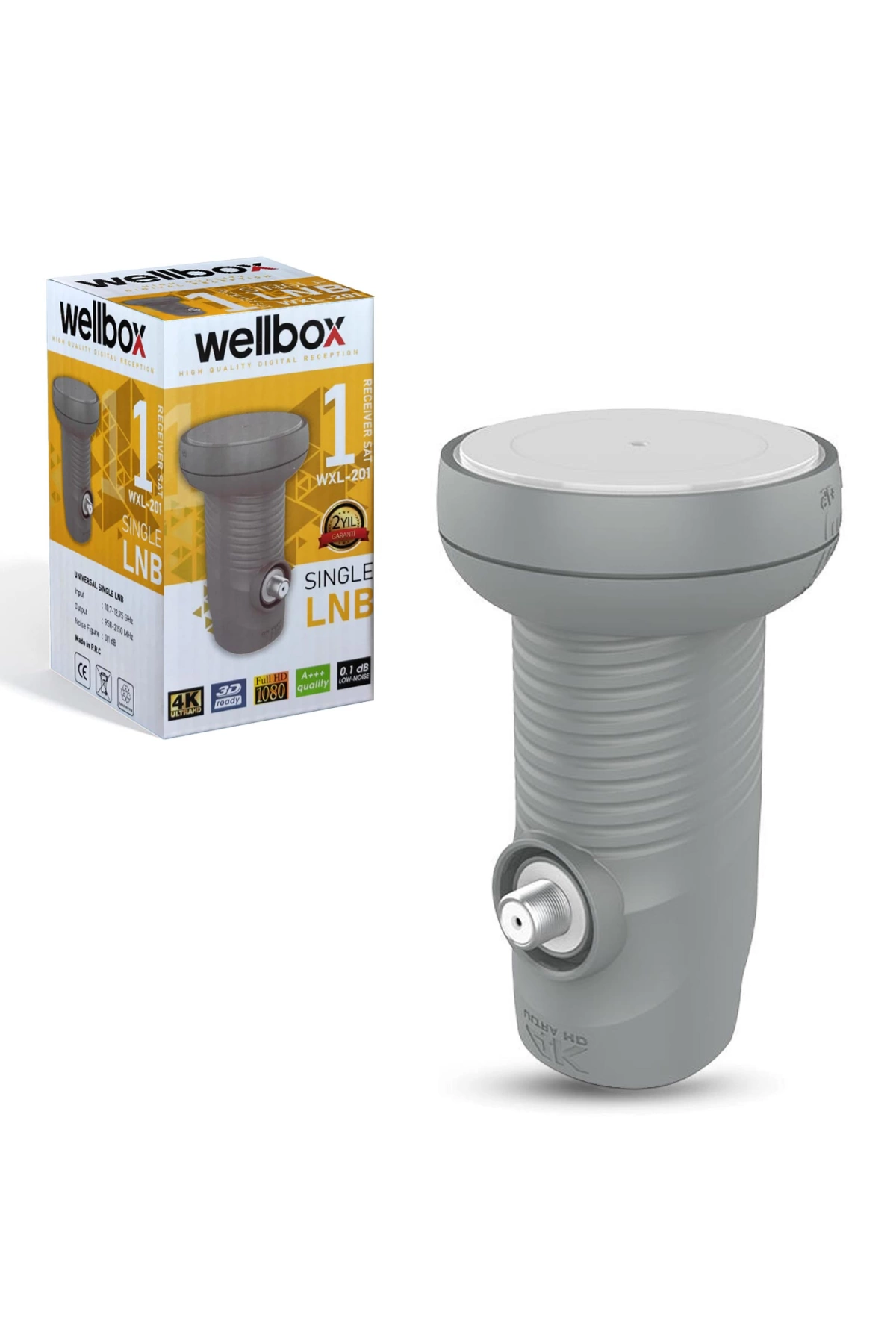 Wellbox Wxl-101 Tekli Lnb (single) 0.1db 3d Fhd 4k