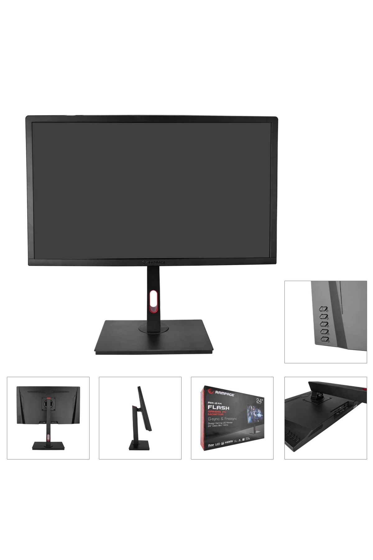 Rampage Rm-244 Flash Oyuncu Led Monitörü Flat 24 İnç Full Hd