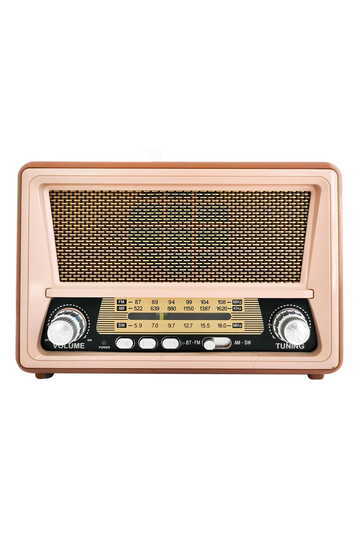 Radyo Nostalji Şarjlı Bt/usb/sd/aux Vm-515 Cm-865bt