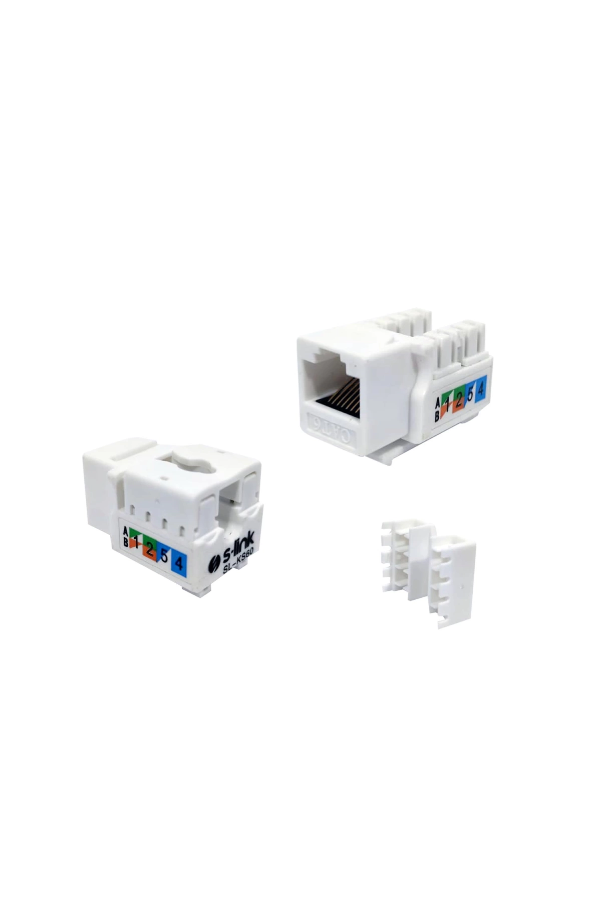 Rj45 Şase Utp Cat6  (keystone) S-link Sl-ks60