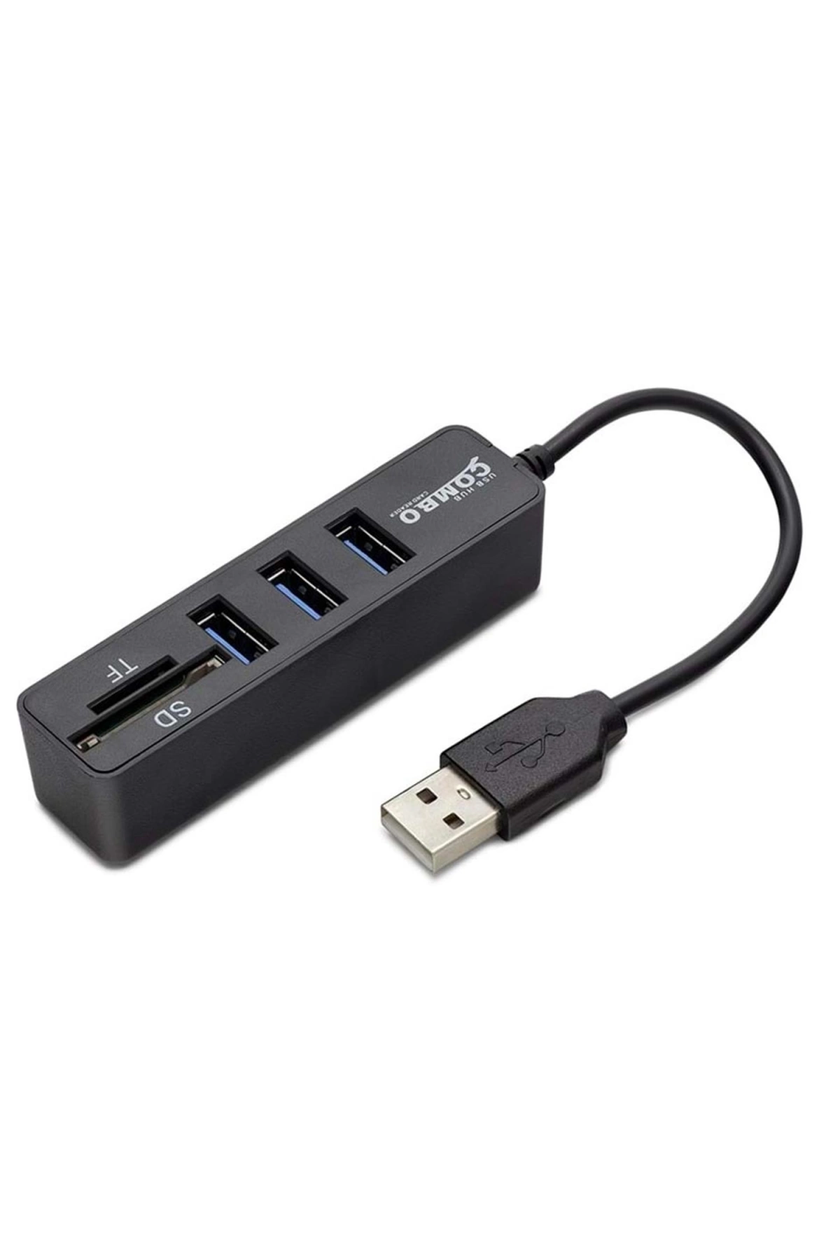 Hadron Hdx-7009 Usb Hub 2.0 Çoklayıcı 3 Port Kart Okuyucu