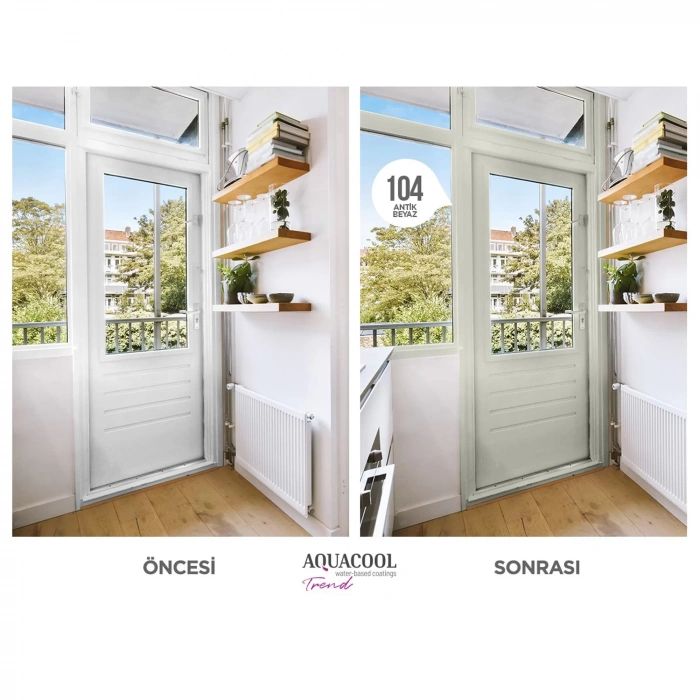 Aquacool Trend Su Bazlı Akrilik Dönüşüm Boyası 101 Beyaz 500ml