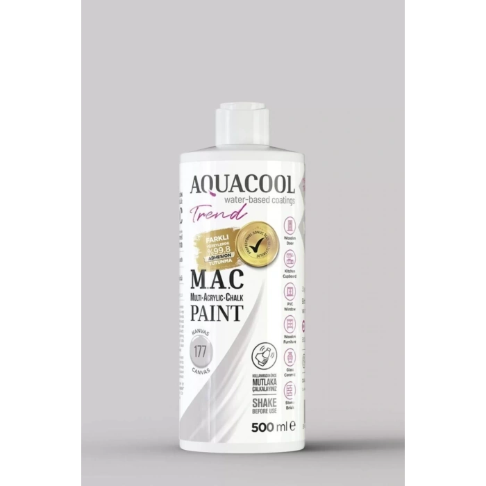 Aquacool Trend Su Bazlı Akrilik Dönüşüm Boyası 177 Kanvas 500ml