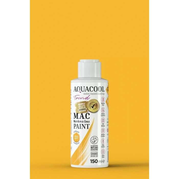 Aquacool Trend Su Bazlı Akrilik Dönüşüm Boyası 331 Kumkuat 150ml
