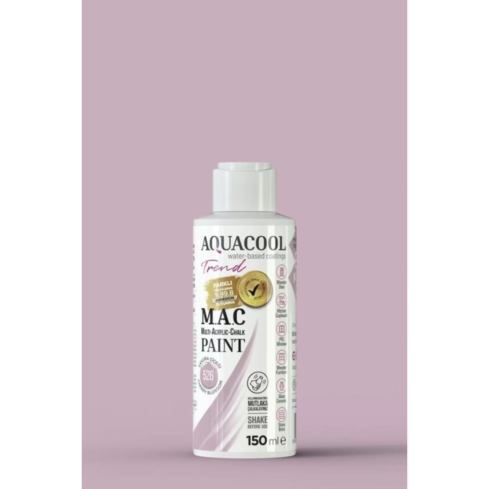 Aquacool Trend Su Bazlı Akrilik Dönüşüm Boyası 526 Sakura Çiçeği 150ml