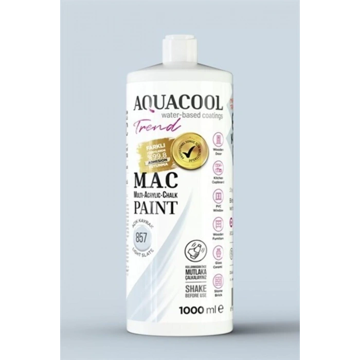 M.a.c Su Bazlı Akrilik Hobi Boyası 857 Açık Kayrak 1000 Ml