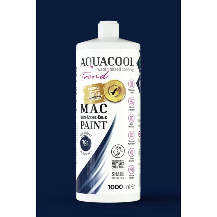 M.a.c Su Bazlı Akrilik Hoby Boyası 1000 ml