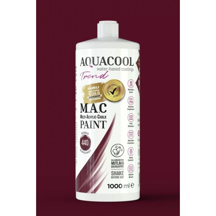 M.a.c Su Bazlı Akrilik Hoby Boyası 1000 ml