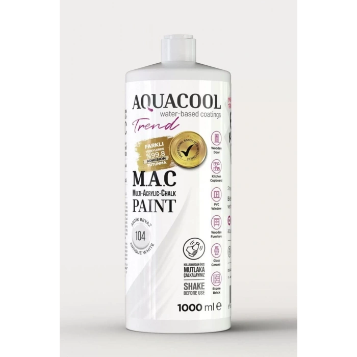 M.a.c Su Bazlı Akrilik Hoby Boyası 1000ml