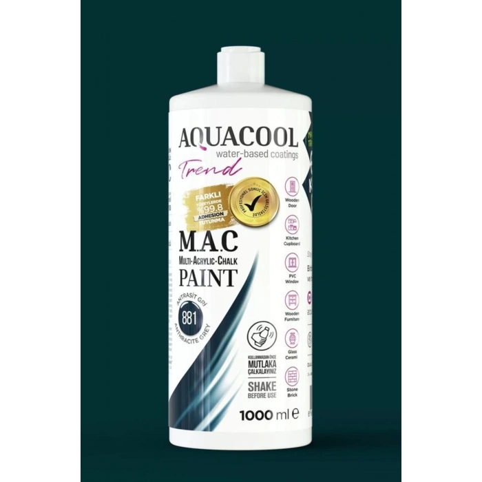 M.a.c Su Bazlı Akrilik Hoby Boyası 1000ml