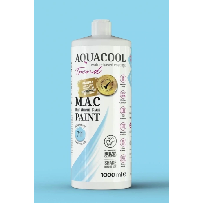 M.a.c Su Bazlı Akrilik Hoby Boyası 1000ml