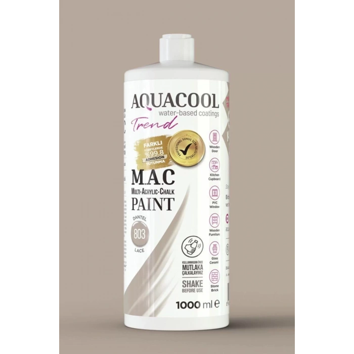 M.a.c Su Bazlı Akrilik Hoby Boyası 1000ml