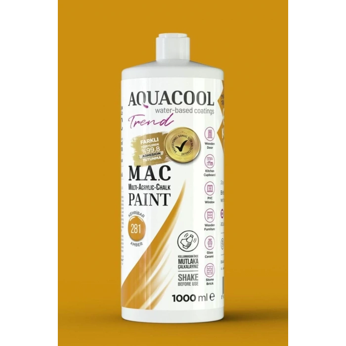 M.a.c Su Bazlı Akrilik Hoby Boyası 1000ml