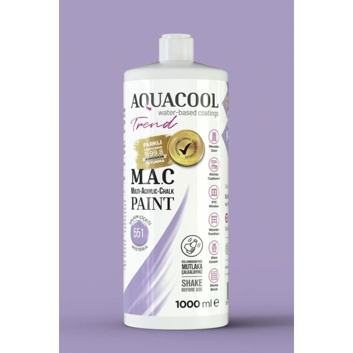 M.a.c Su Bazlı Akrilik Hoby Boyası 1000ml