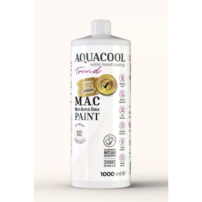 M.a.c Su Bazlı Akrilik Hoby Boyası 1000ml