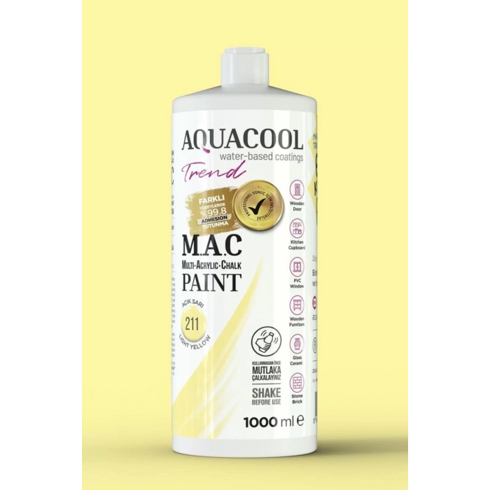 M.a.c Su Bazlı Akrilik Hoby Boyası 1000ml