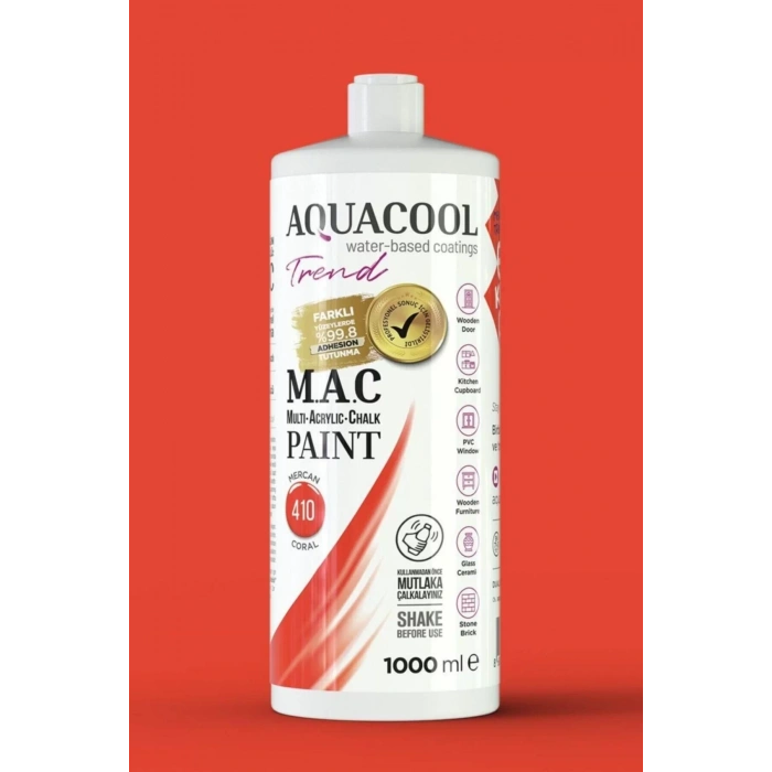M.a.c Su Bazlı Akrilik Hoby Boyası 1000ml
