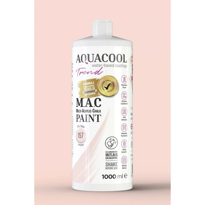M.a.c Su Bazlı Akrilik Hoby Boyası 1000ml