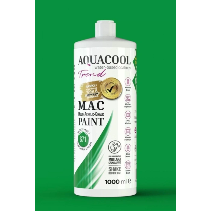 M.a.c Su Bazlı Akrilik Hoby Boyası 1000ml