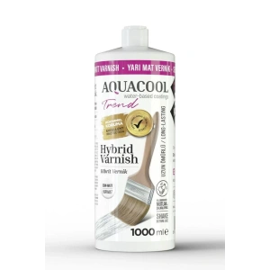 Aquacool Trend Hybrid Varnish Su Bazlı Hibrit Vernik 1000 ml Yarı Mat