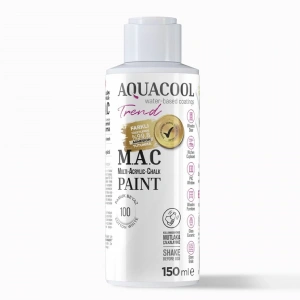 Aquacool Trend Su Bazlı Akrilik Dönüşüm Boyası 100 Pamuk Beyaz 150ml