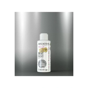 Aquacool Trend Su Bazlı Akrilik Dönüşüm Boyası Metalik Renk 901 Gümüş 120ml