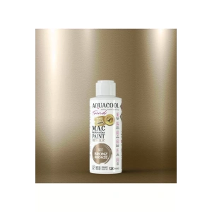 Aquacool Trend Su Bazlı Akrilik Dönüşüm Boyası Metalik Renk 907 Bronz 120ml