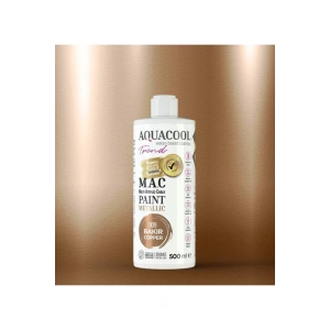 Aquacool Trend Su Bazlı Akrilik Dönüşüm Boyası Metalik Renk 909 Bakır 500 ml