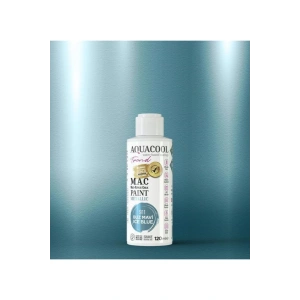 Aquacool Trend Su Bazlı Akrilik Dönüşüm Boyası Metalik Renk 911 Buz Mavi 120ml